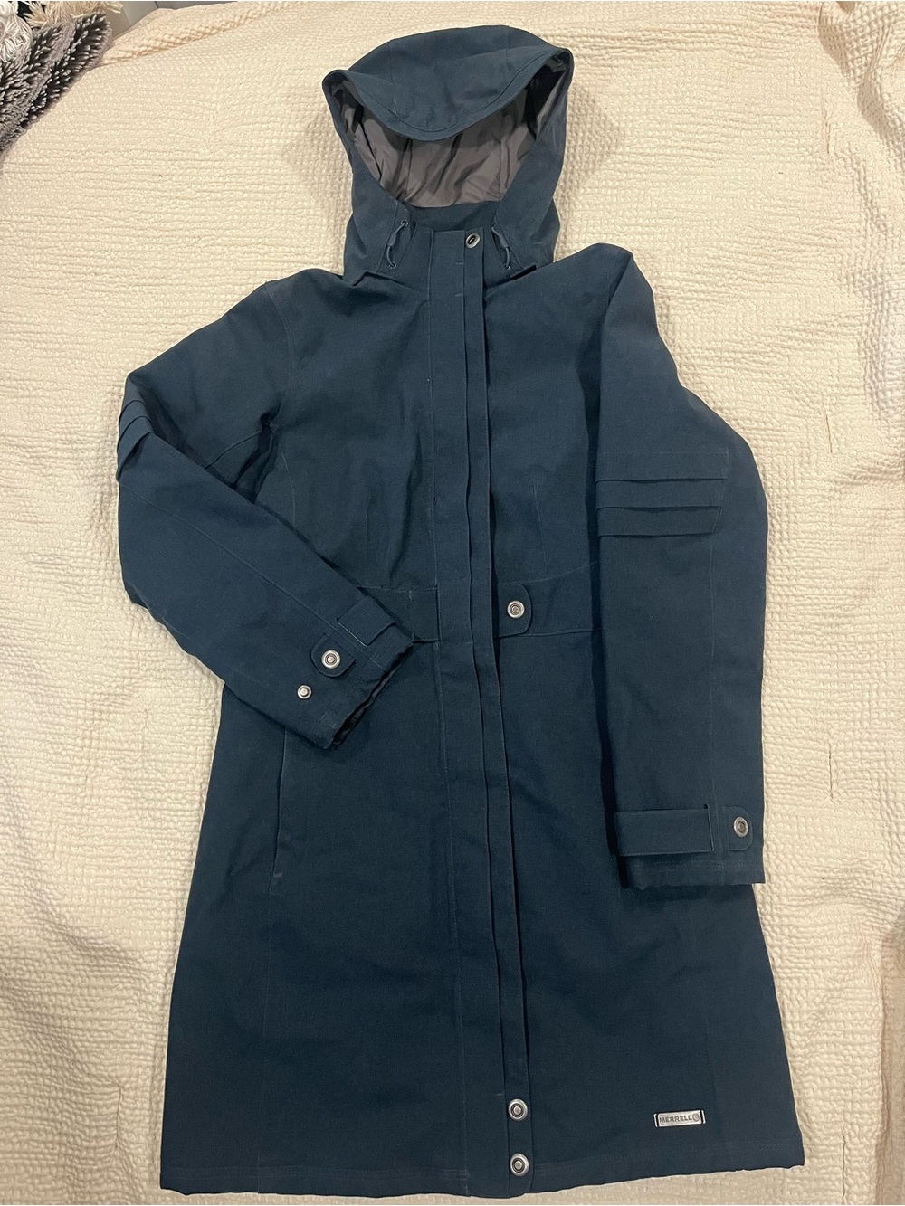 Merrell Women's Navy Coat with Removable Hood